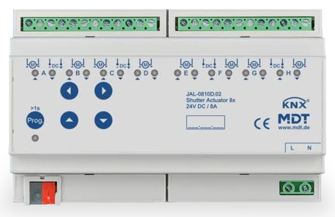 MDT KNX shutter actuator