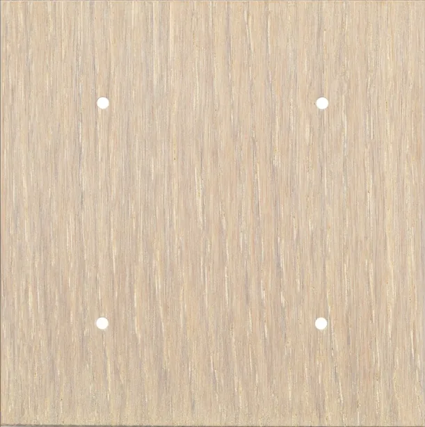 A 4-fold Tense Intensity front in white oak, with four LED dots