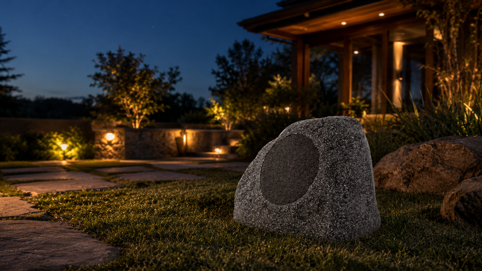 Outdoor speaker-rock-earthQuake sound system